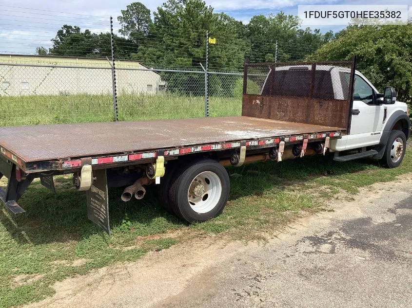 2017 Ford F-550 Chassis Xl VIN: 1FDUF5GT0HEE35382 Lot: 40535804