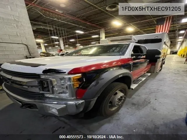 2017 Ford F550 Super Duty VIN: 1FD0X5HTXHEC91205 Lot: 40551573