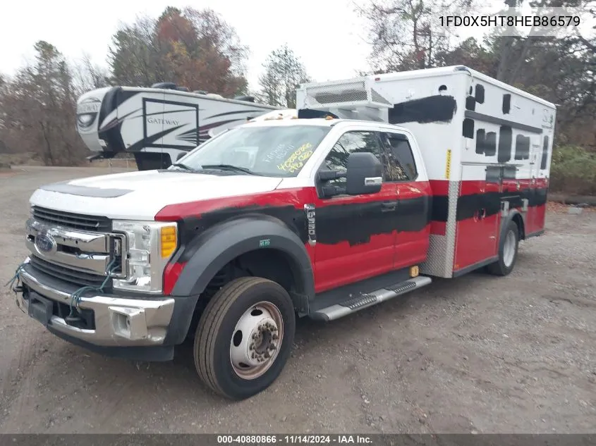 2017 Ford F-550 Chassis Xlt VIN: 1FD0X5HT8HEB86579 Lot: 40880866