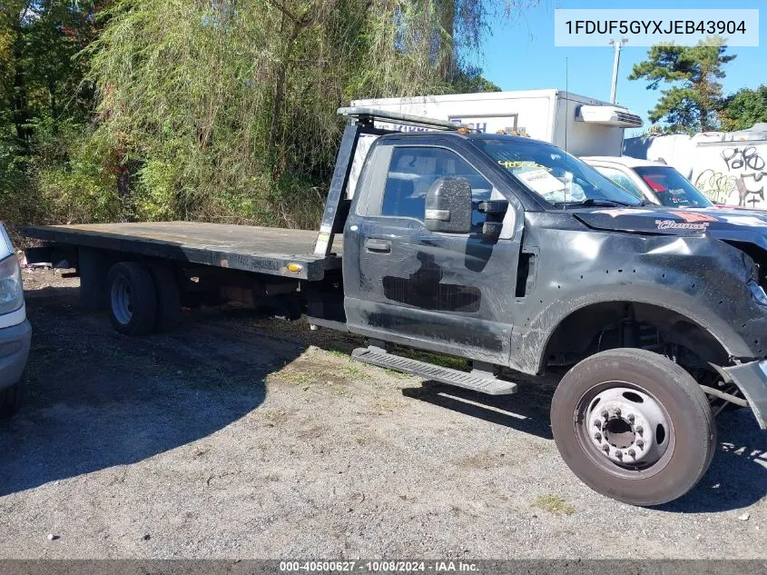 2018 Ford F550 Super Duty VIN: 1FDUF5GYXJEB43904 Lot: 40500627