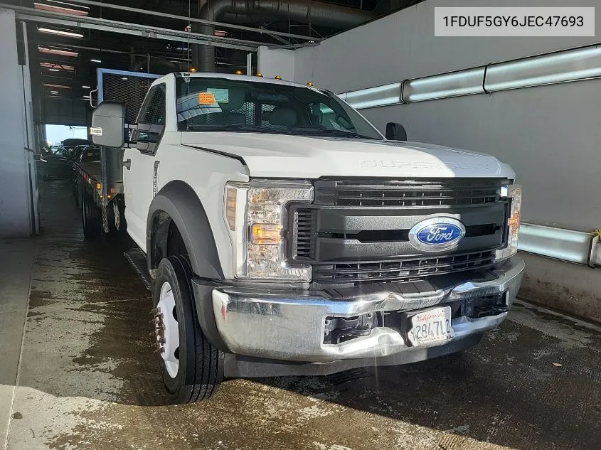 1FDUF5GY6JEC47693 2018 Ford F-550 Chassis Xl