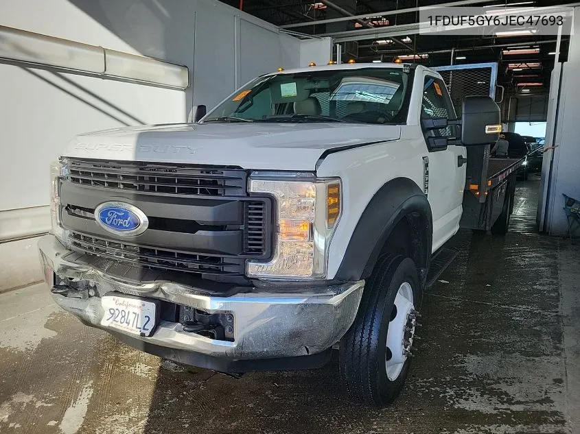 1FDUF5GY6JEC47693 2018 Ford F-550 Chassis Xl