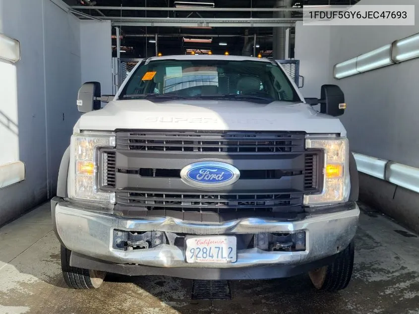 1FDUF5GY6JEC47693 2018 Ford F-550 Chassis Xl