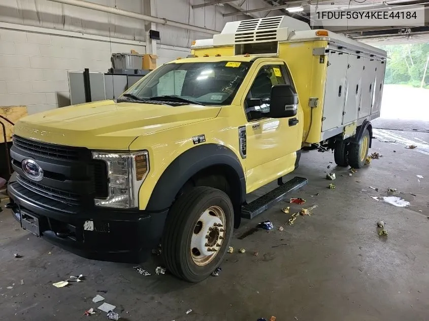 2019 Ford F-550 Chassis Xl VIN: 1FDUF5GY4KEE44184 Lot: 40523953