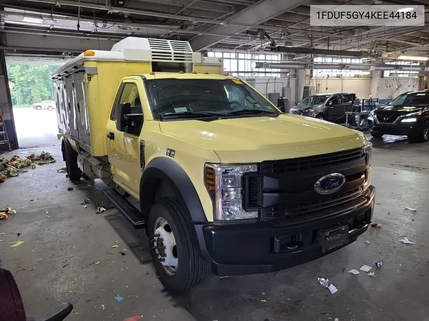 2019 Ford F-550 Chassis Xl VIN: 1FDUF5GY4KEE44184 Lot: 40523953