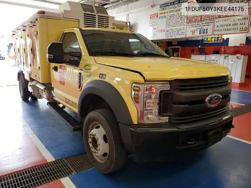 2019 Ford F550 Super Duty VIN: 1FDUF5GY3KEE44175 Lot: 40532302