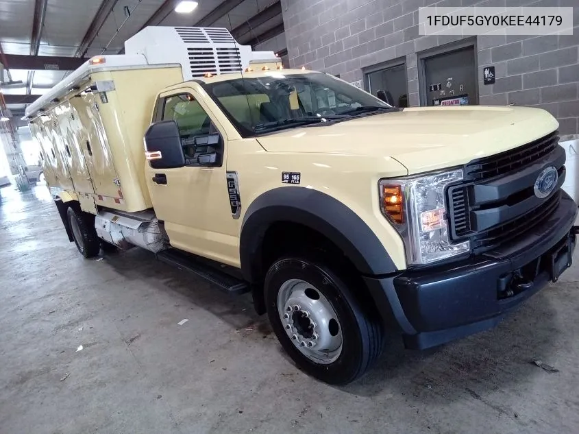 2019 Ford F550 Super Duty VIN: 1FDUF5GY0KEE44179 Lot: 40588135