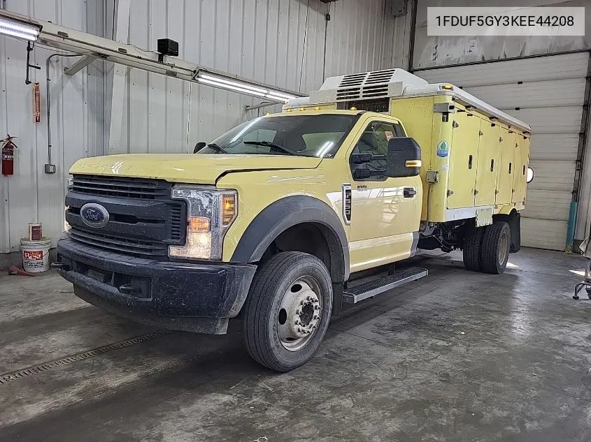 2019 Ford F-550 Chassis Xl VIN: 1FDUF5GY3KEE44208 Lot: 40589010