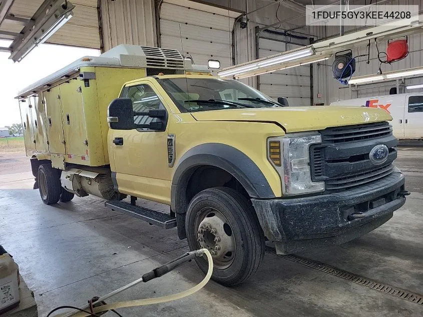 2019 Ford F-550 Chassis Xl VIN: 1FDUF5GY3KEE44208 Lot: 40589010