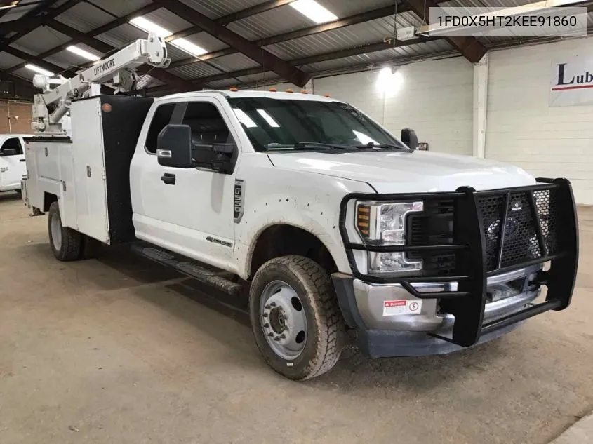 2019 Ford F550 Super Duty VIN: 1FD0X5HT2KEE91860 Lot: 40592688