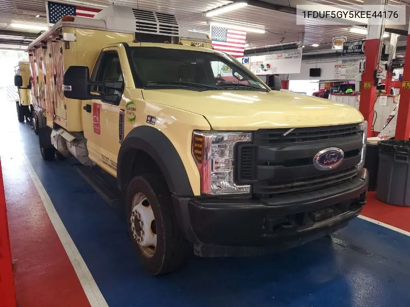 2019 Ford F-550 Chassis Xl VIN: 1FDUF5GY5KEE44176 Lot: 40685600