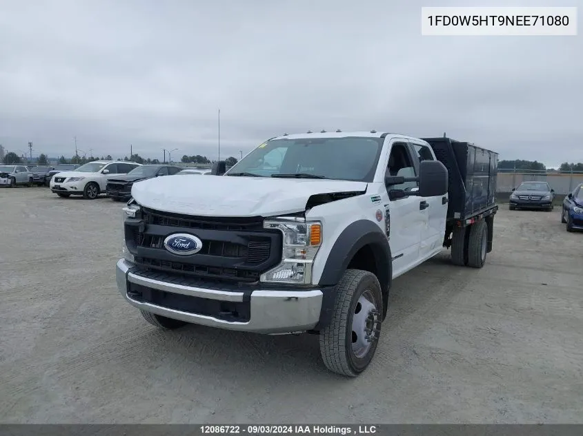 2022 Ford F550 Super Duty VIN: 1FD0W5HT9NEE71080 Lot: 12086722