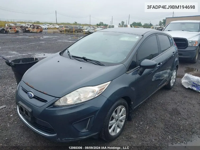 3FADP4EJ9BM194698 2011 Ford Fiesta