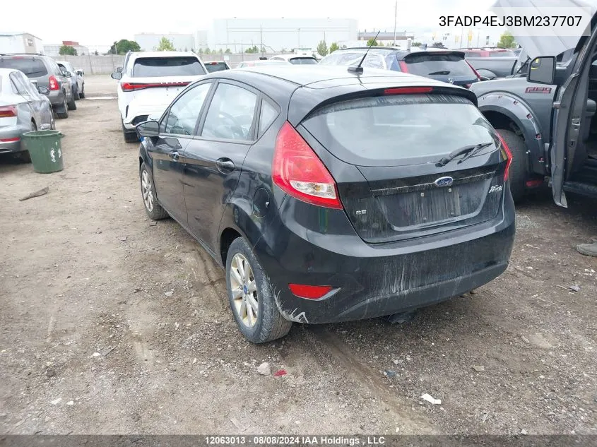 2011 Ford Fiesta Se VIN: 3FADP4EJ3BM237707 Lot: 12063013