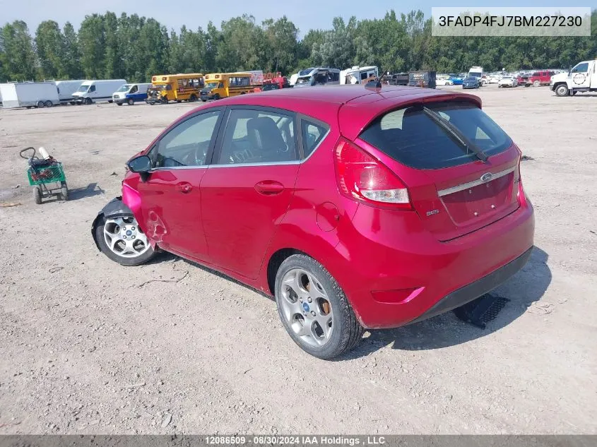 3FADP4FJ7BM227230 2011 Ford Fiesta Ses