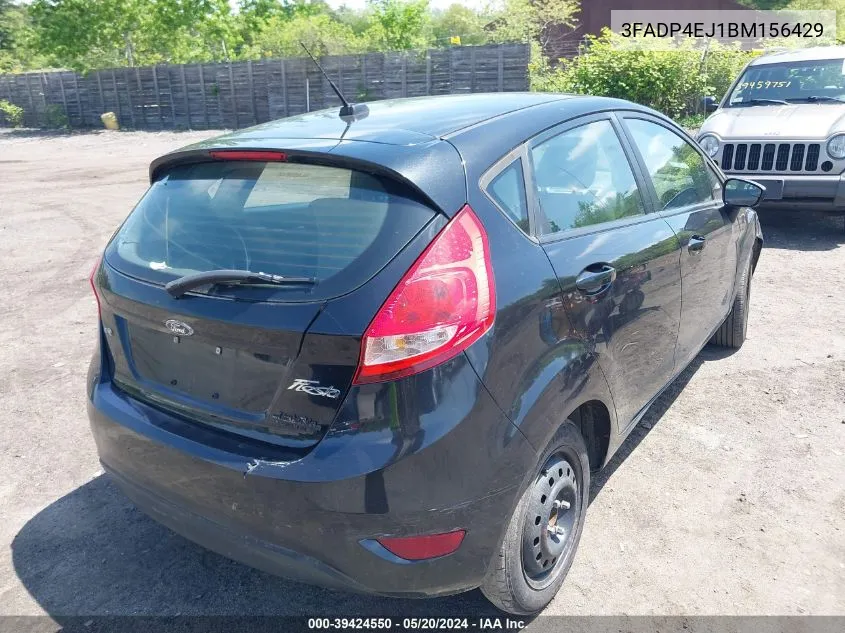 2011 Ford Fiesta Se VIN: 3FADP4EJ1BM156429 Lot: 39424550