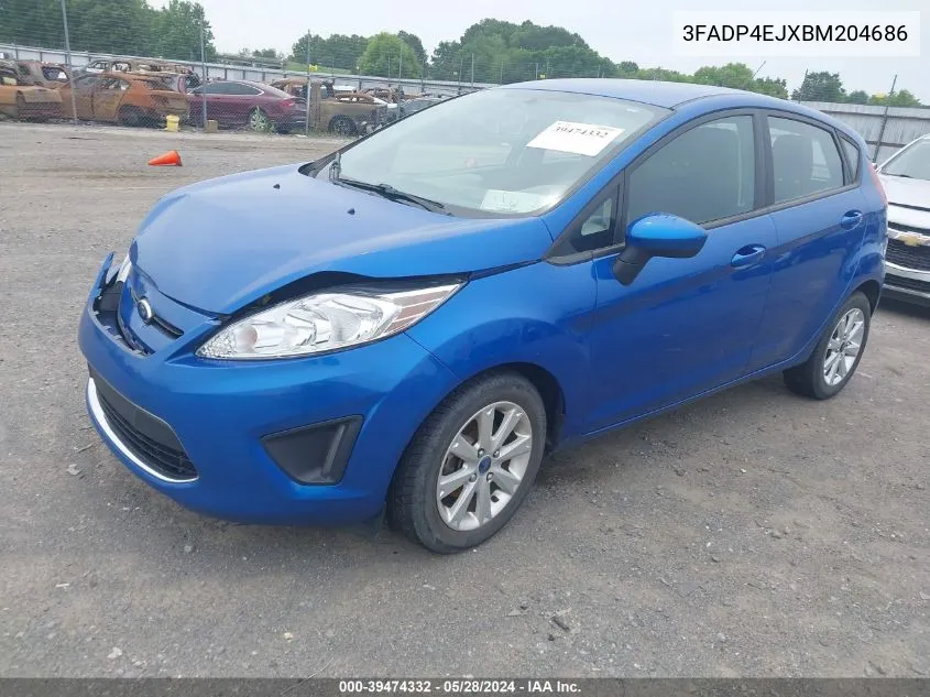 3FADP4EJXBM204686 2011 Ford Fiesta Se