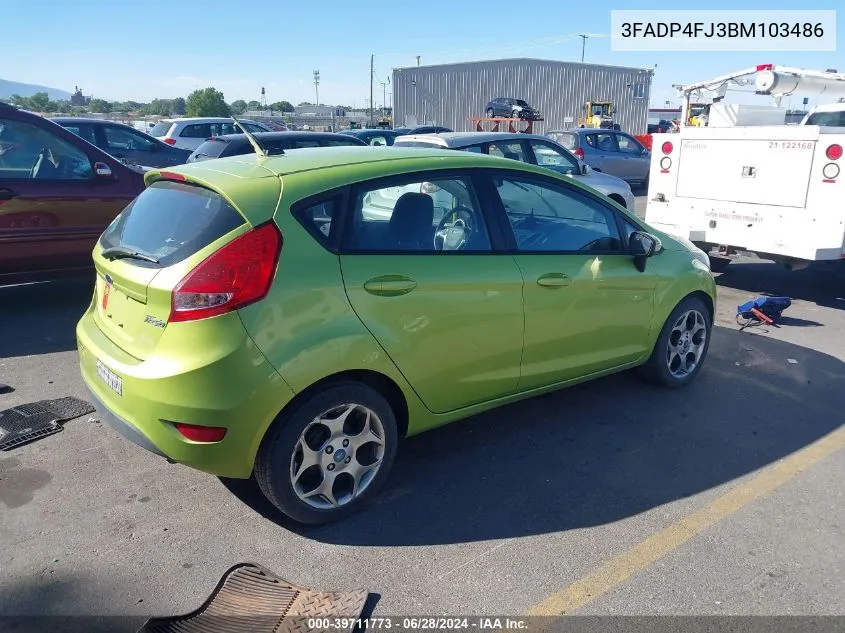 3FADP4FJ3BM103486 2011 Ford Fiesta Ses