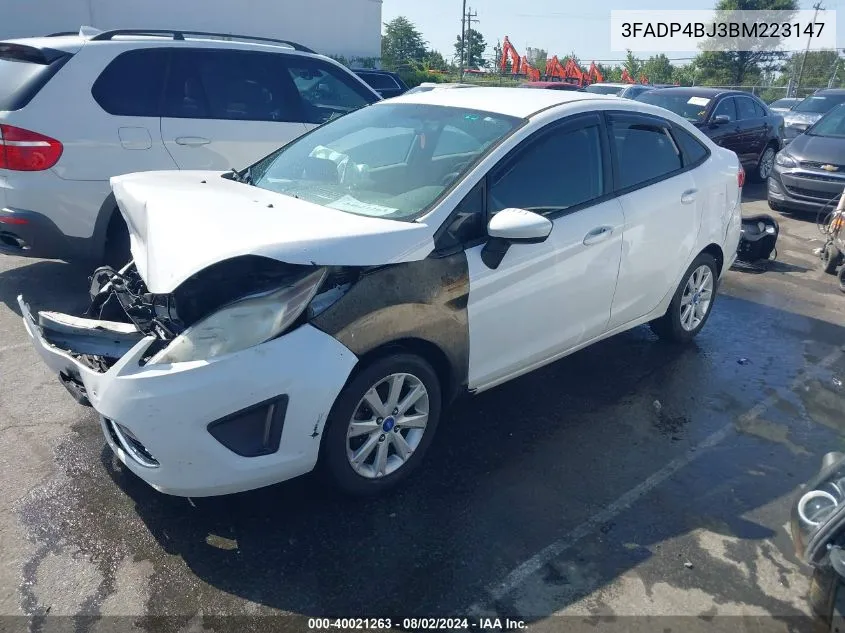 2011 Ford Fiesta Se VIN: 3FADP4BJ3BM223147 Lot: 40021263