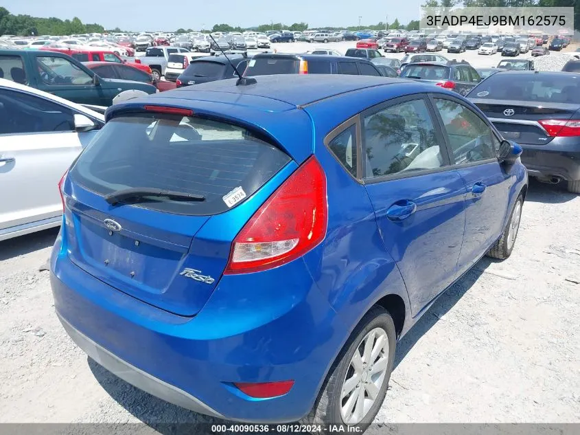 2011 Ford Fiesta Se VIN: 3FADP4EJ9BM162575 Lot: 40090536