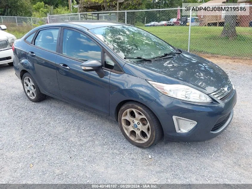 2011 Ford Fiesta Sel VIN: 3FADP4CJ0BM219586 Lot: 40145107