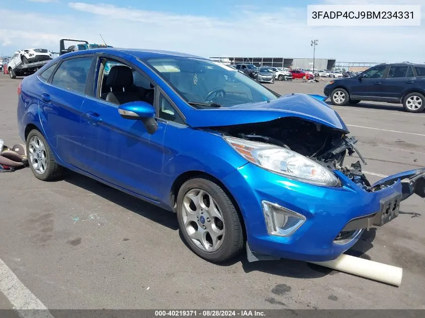 2011 Ford Fiesta Sel VIN: 3FADP4CJ9BM234331 Lot: 40219371