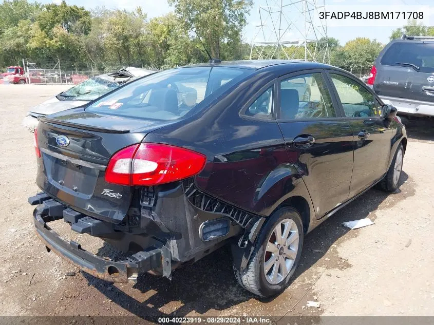 3FADP4BJ8BM171708 2011 Ford Fiesta Se