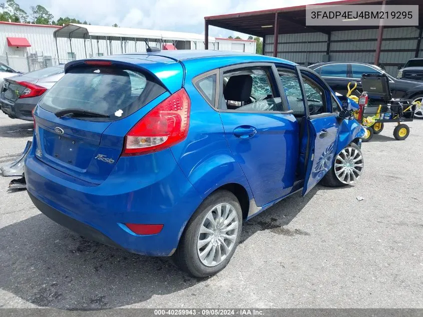 2011 Ford Fiesta Se VIN: 3FADP4EJ4BM219295 Lot: 40259943