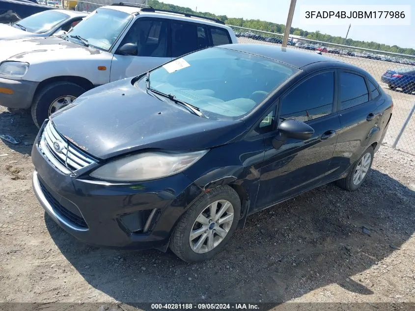 3FADP4BJ0BM177986 2011 Ford Fiesta Se