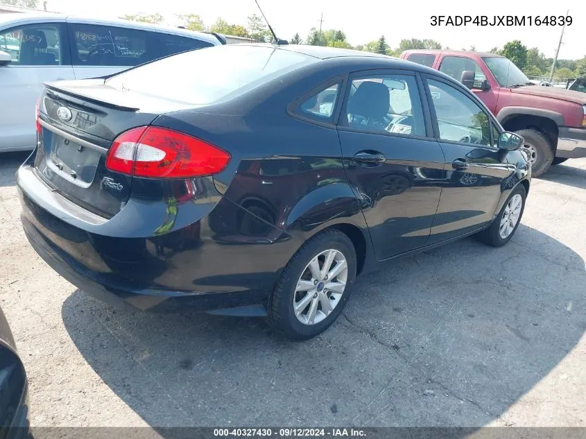 2011 Ford Fiesta Se VIN: 3FADP4BJXBM164839 Lot: 40327430