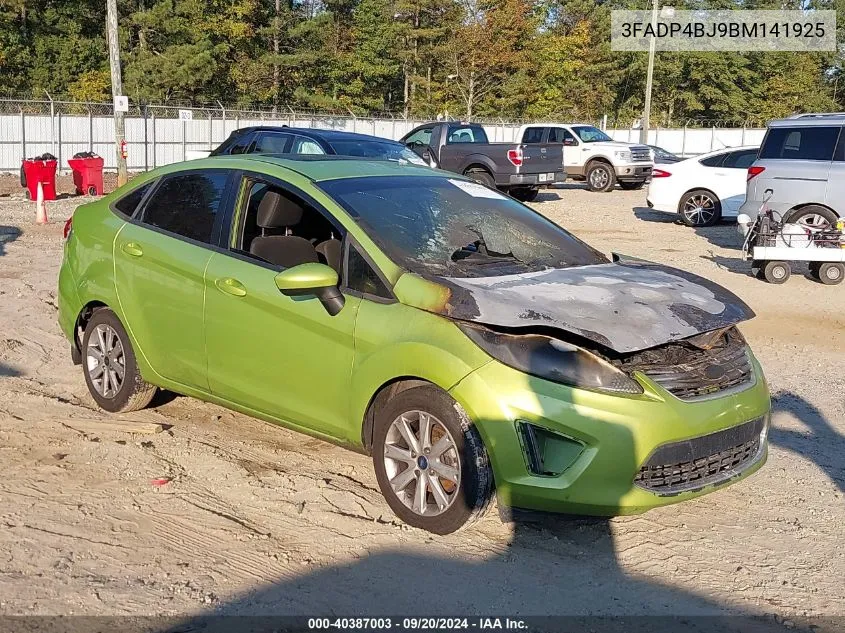 2011 Ford Fiesta Se VIN: 3FADP4BJ9BM141925 Lot: 40387003