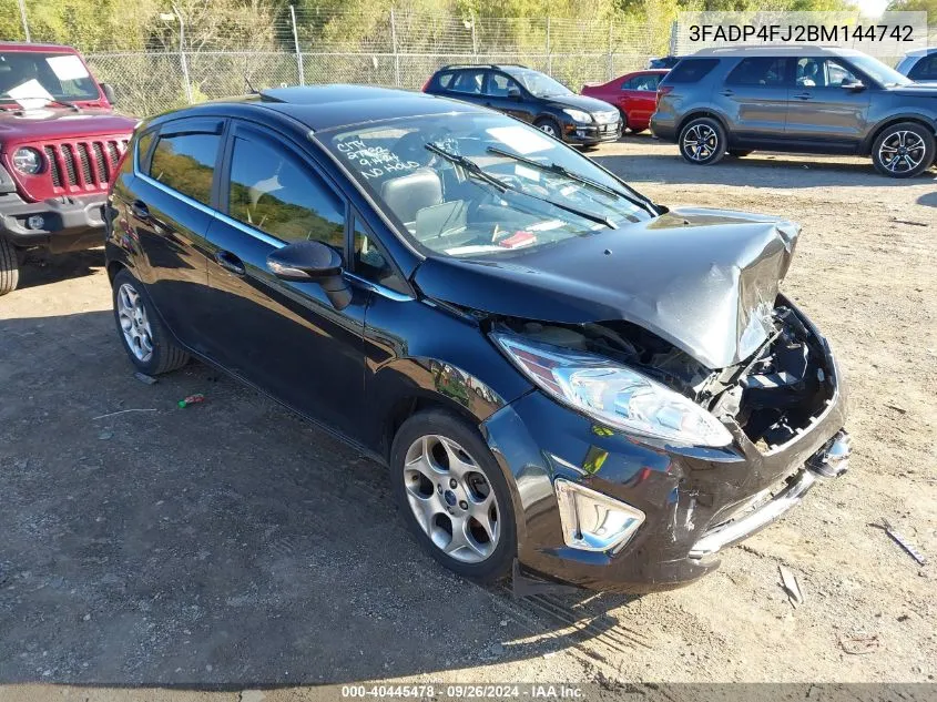 2011 Ford Fiesta Ses VIN: 3FADP4FJ2BM144742 Lot: 40445478