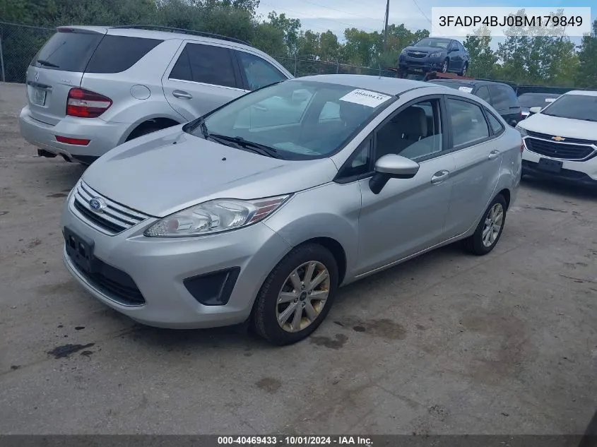 2011 Ford Fiesta Se VIN: 3FADP4BJ0BM179849 Lot: 40469433