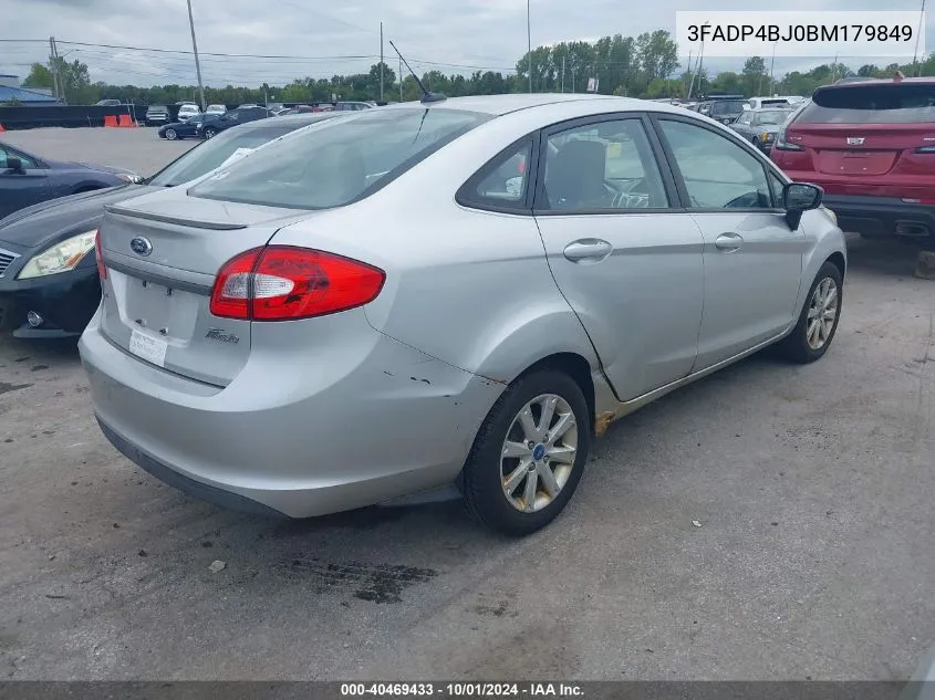 2011 Ford Fiesta Se VIN: 3FADP4BJ0BM179849 Lot: 40469433