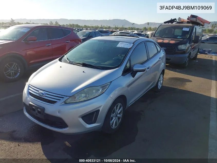 2011 Ford Fiesta Se VIN: 3FADP4BJ9BM109069 Lot: 40533121