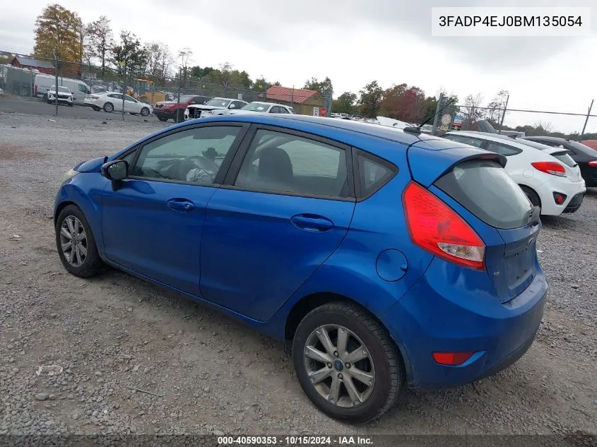 2011 Ford Fiesta Se VIN: 3FADP4EJ0BM135054 Lot: 40590353