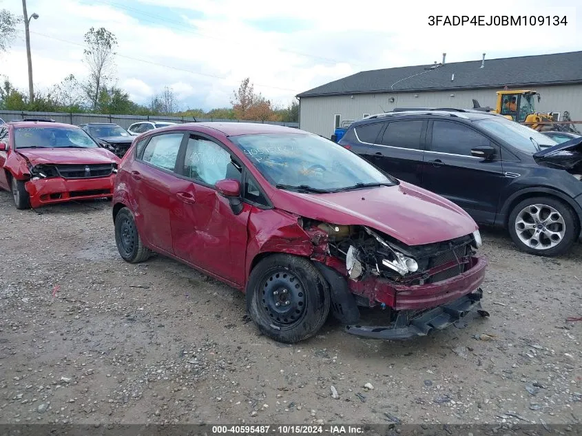 2011 Ford Fiesta Se VIN: 3FADP4EJ0BM109134 Lot: 40595487