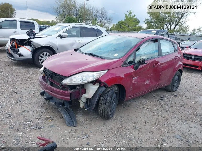 2011 Ford Fiesta Se VIN: 3FADP4EJ0BM109134 Lot: 40595487