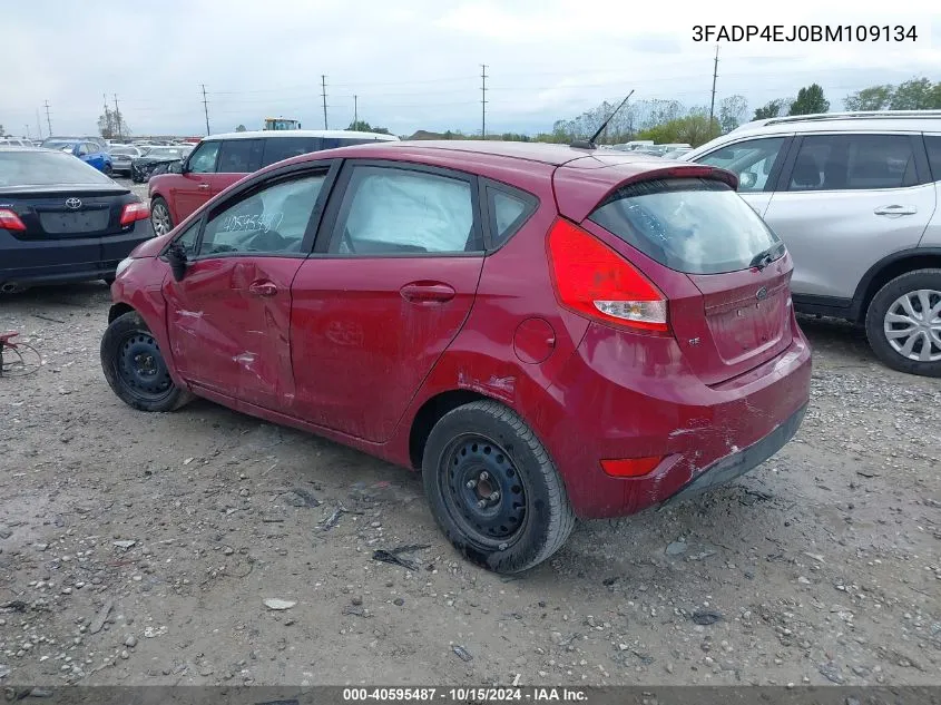 2011 Ford Fiesta Se VIN: 3FADP4EJ0BM109134 Lot: 40595487