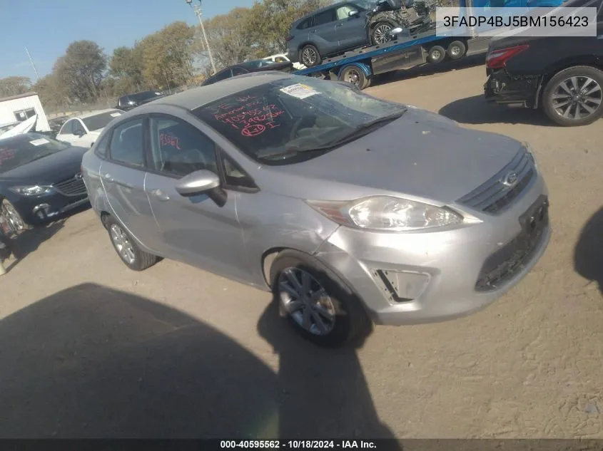 2011 Ford Fiesta Se VIN: 3FADP4BJ5BM156423 Lot: 40595562