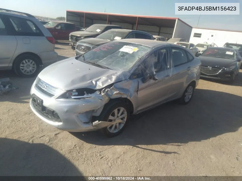 2011 Ford Fiesta Se VIN: 3FADP4BJ5BM156423 Lot: 40595562