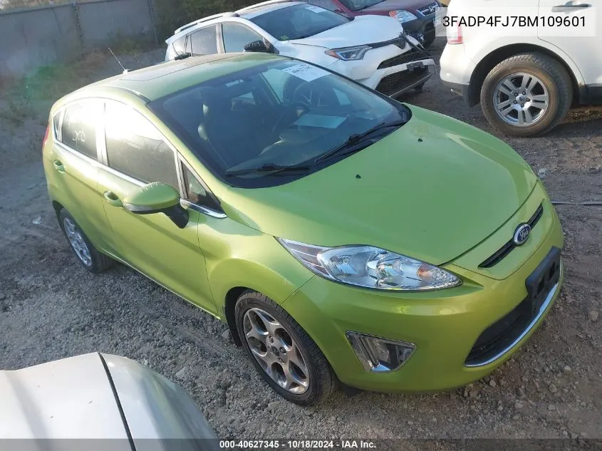 2011 Ford Fiesta Ses VIN: 3FADP4FJ7BM109601 Lot: 40627345