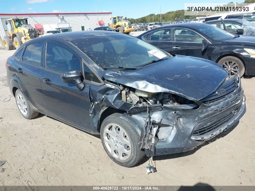 2011 Ford Fiesta S VIN: 3FADP4AJ2BM159393 Lot: 40629722