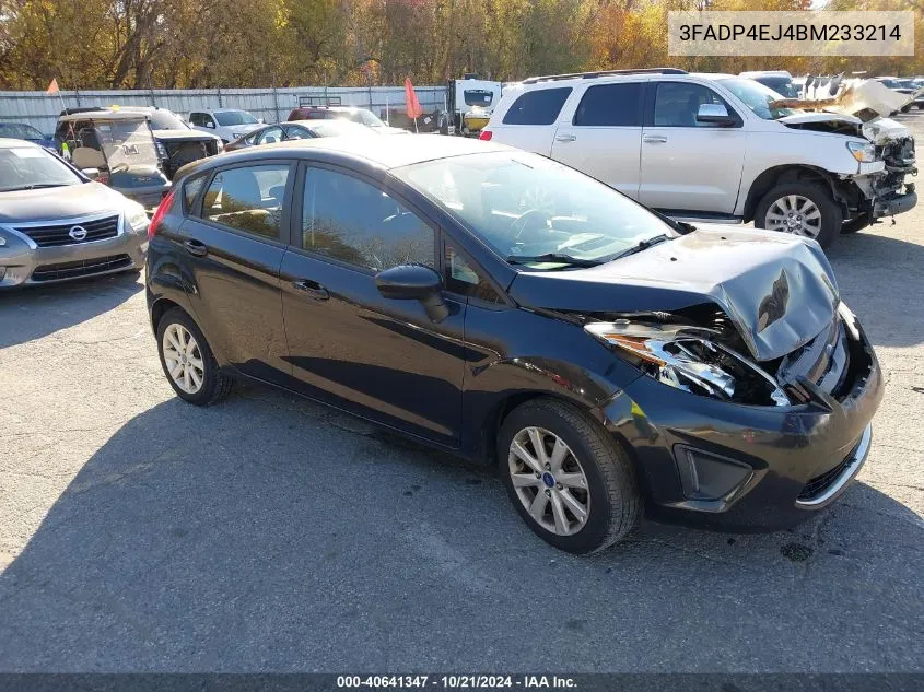 2011 Ford Fiesta Se VIN: 3FADP4EJ4BM233214 Lot: 40641347