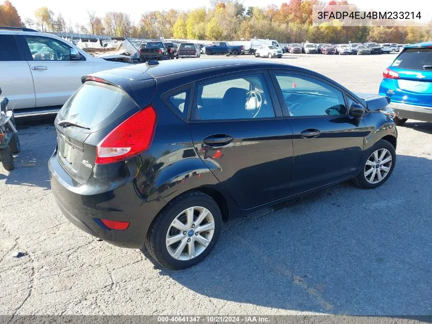 2011 Ford Fiesta Se VIN: 3FADP4EJ4BM233214 Lot: 40641347