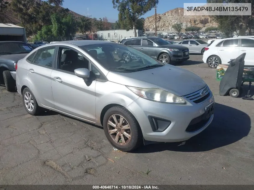 2011 Ford Fiesta Se VIN: 3FADP4BJ4BM135479 Lot: 40648714