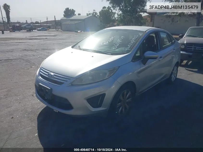 2011 Ford Fiesta Se VIN: 3FADP4BJ4BM135479 Lot: 40648714