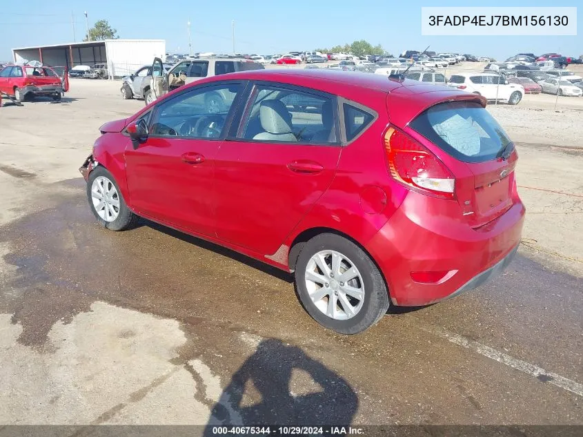 2011 Ford Fiesta Se VIN: 3FADP4EJ7BM156130 Lot: 40675344