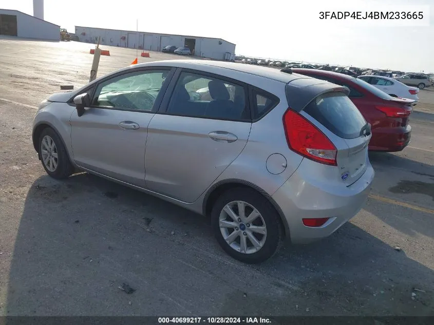 2011 Ford Fiesta Se VIN: 3FADP4EJ4BM233665 Lot: 40699217