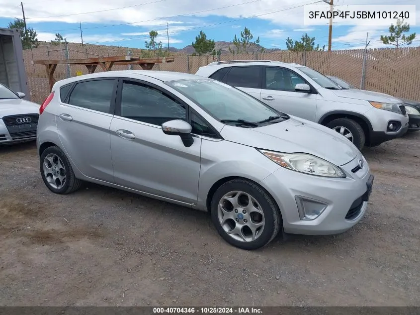 2011 Ford Fiesta Ses VIN: 3FADP4FJ5BM101240 Lot: 40704346